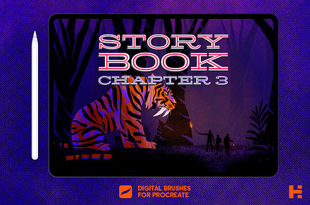 Storybook Ch. 3 Procreate Brushes