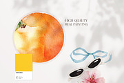 Watercolor Clipart - LA DOLCE VITA, a Decorative Illustration by Beigetime (Thumbnail 2 of 13)