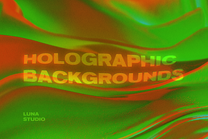 Holographic Grainy Backgrounds