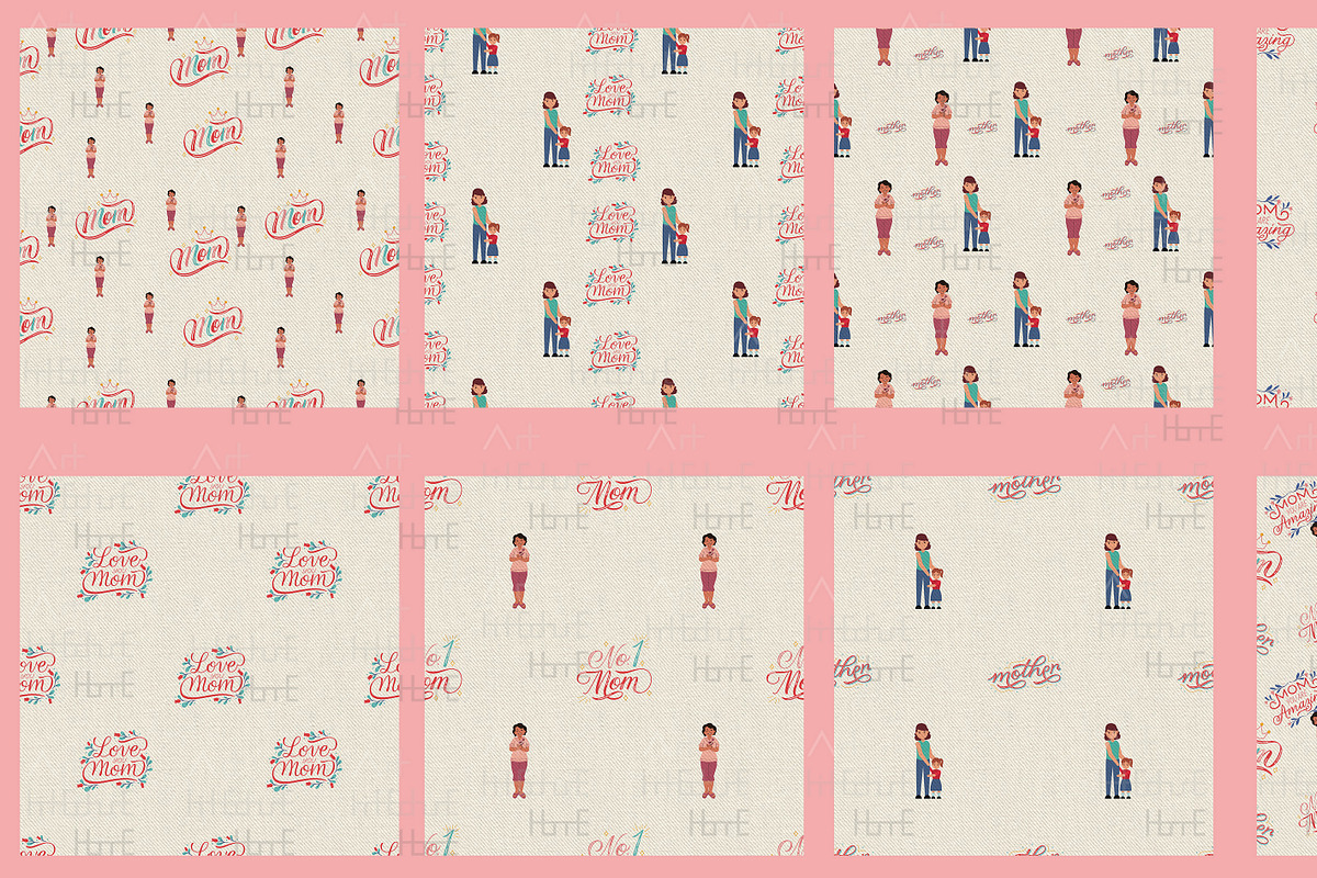 Seamless Fabric Patterns Mother Pack, a Texture Graphic by Arthitecture Home (Photo 2 of 11)