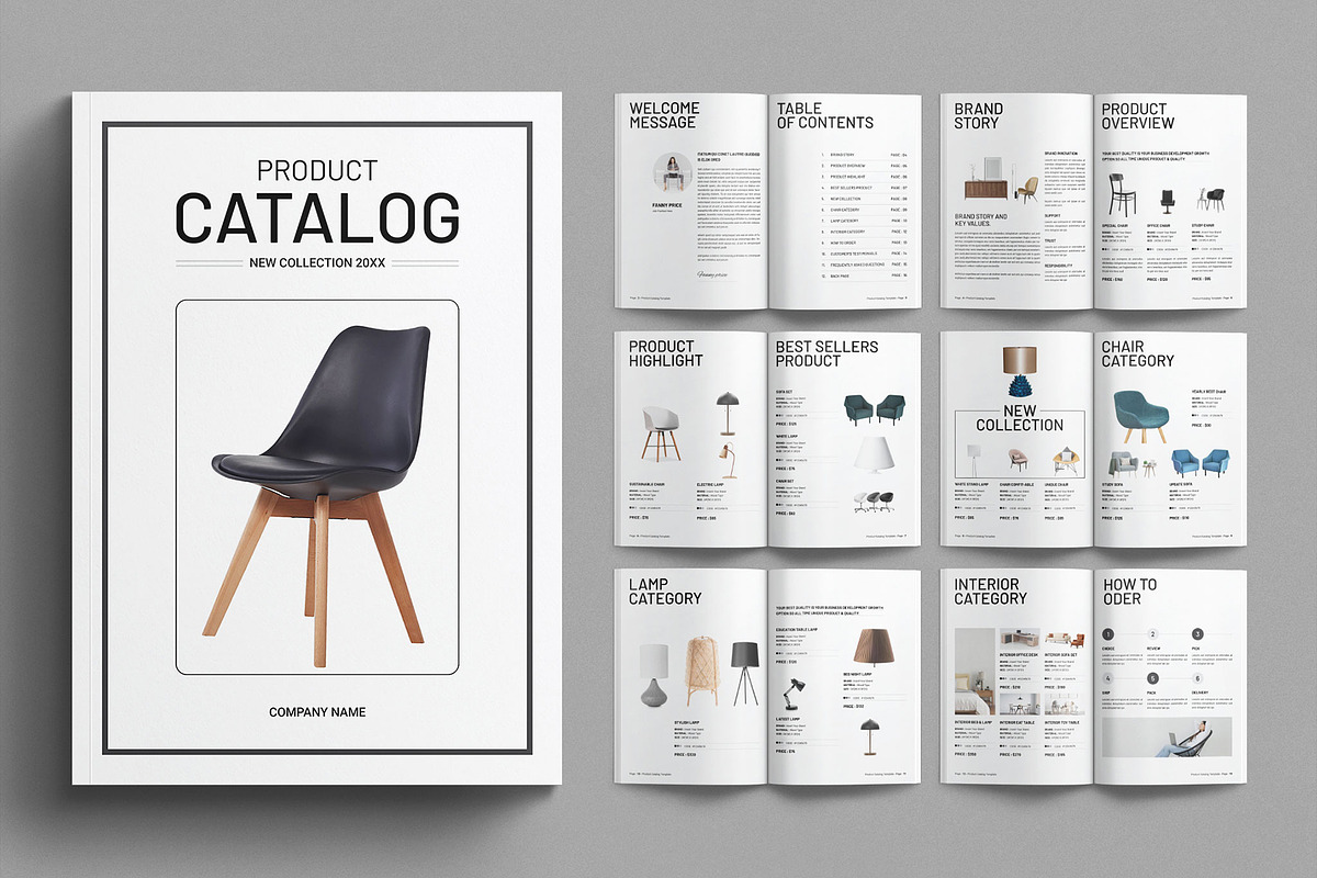 Product Catalog Template, a Brochure Template by E-Type (Photo 1 of 7)
