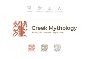 Greek Mythology Zeus Hera Logo