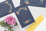 Flowers wedding invitation card sale, an Invitation Template by Workhu (Thumbnail 2 of 3)