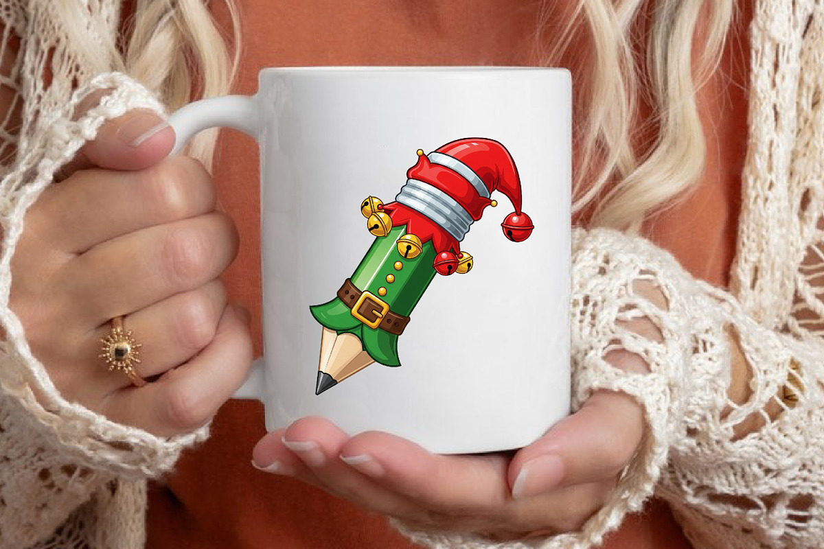 Christmas Elf Pencils png, an Illustration by Libby Wishes (Photo 4 of 6)