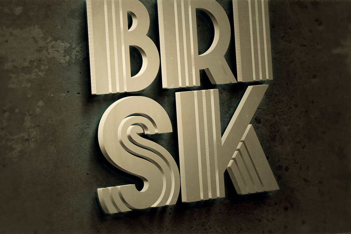 Brisk - ArtDeco Display Font, a Font by JumboDesign (Photo 5 of 5)