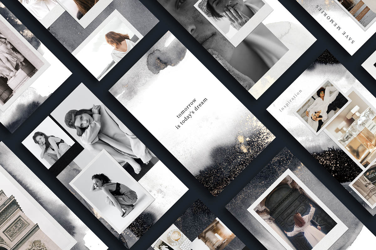 Starfall stories templates Canva+PS, a Social Media Template by Helen Halik art (Photo 4 of 11)