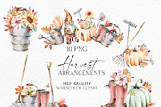 Harvest Time Watercolor Set, a Food Illustration by Olga Koelsch (Thumbnail 12 of 14)