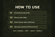 Camo Twitch & Kick Panels, an Object Graphic by Gear Store (Thumbnail 7 of 11)