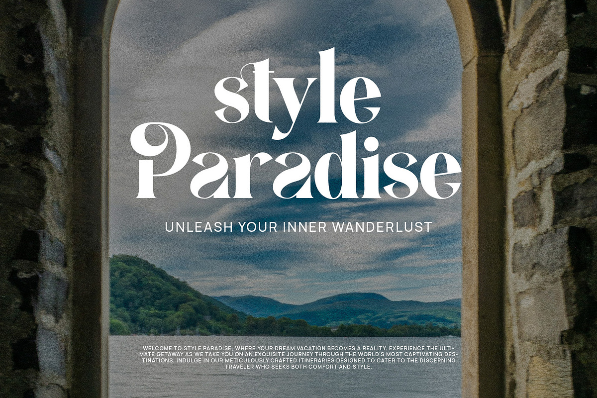 Ballgin Elegant Ligature Serif Font, a Serif Font by Perfectype (Photo 5 of 6)