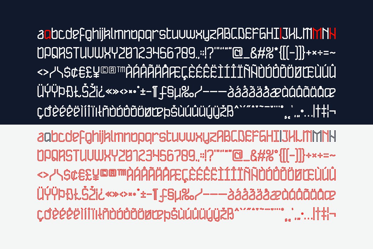 SPECTRUM Dual Weight Font preview 8