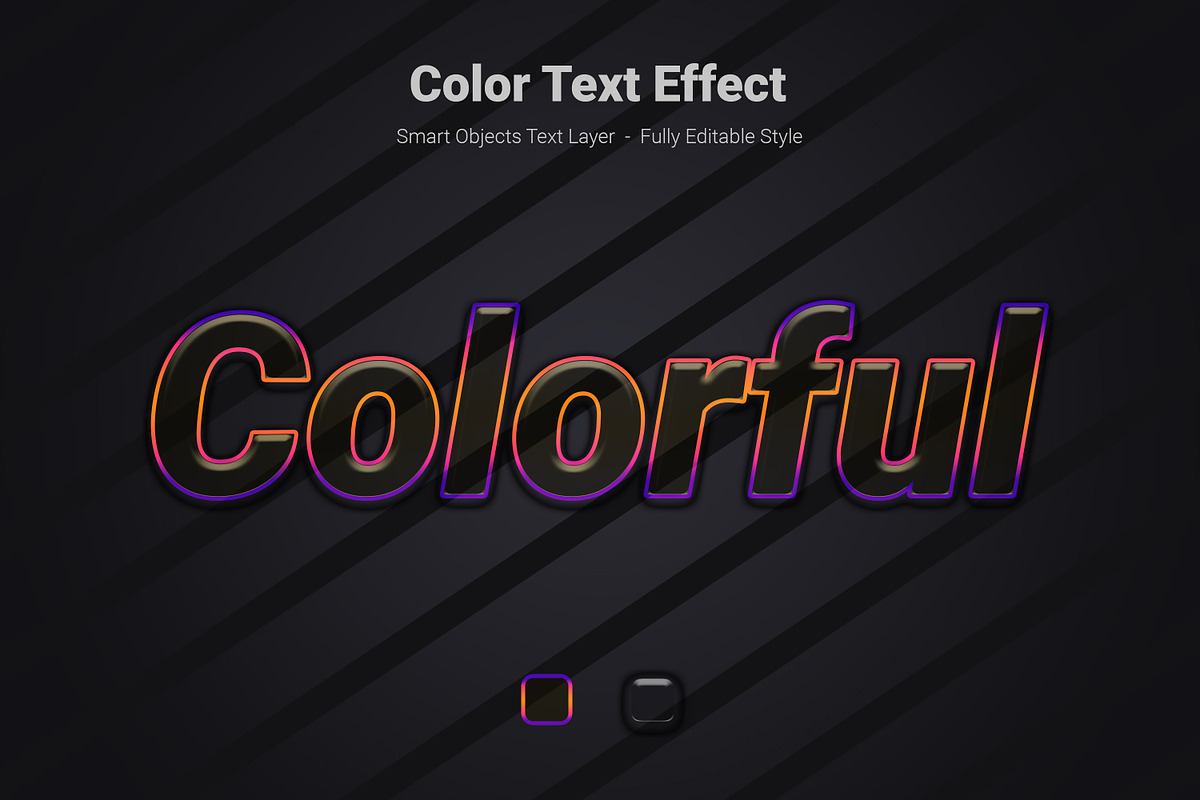Colorful Psd Text Layer Style Effect, a Layer Style Add-On by zahidhossainalif (Photo 1 of 2)