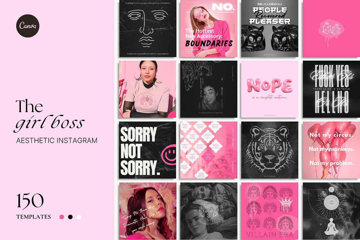 The Girl Boss Social Media Bundle, a Social Media Template by The Flossy Finch (Photo 14 of 14)
