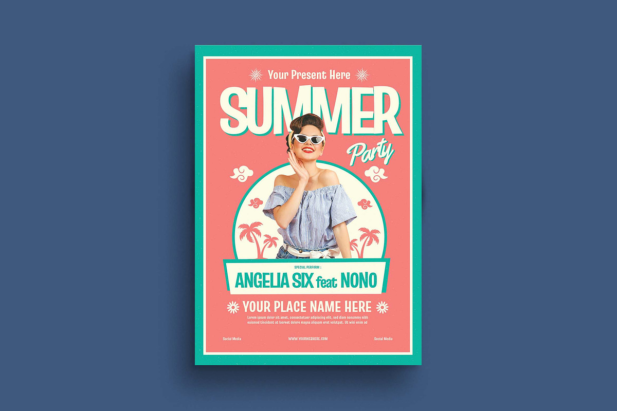 Summer Music Festival Flyer, a Flyer Template by megarez (Photo 2 of 3)