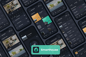 Smart Home Control App UI
