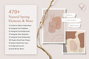Natural Spring & Instagram Elements, an Illustration by SilverStag Type Foundry (Thumbnail 2 of 39)