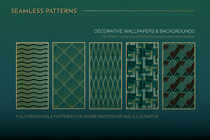 Art Deco Seamless Patterns Vol 2