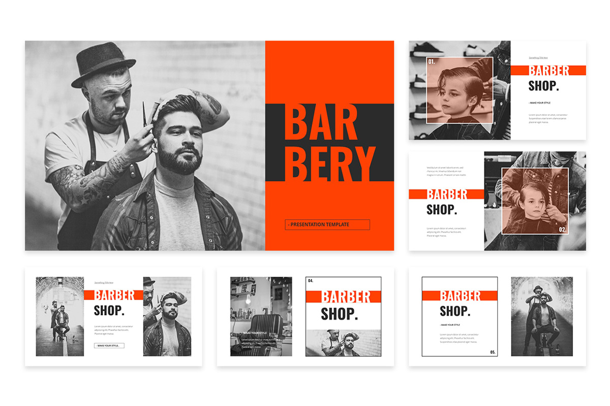 Barbery - Barbershop Keynote, a Presentation Template by Design Persona (Photo 2 of 5)
