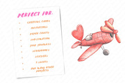 Watercolor  Transport Car Airplane, an Illustration by Watercolor design (Thumbnail 5 of 11)
