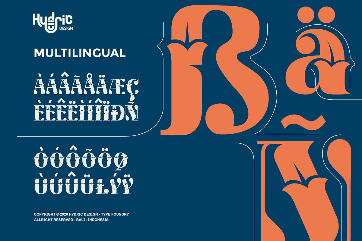 Kyra Vaglo | Floral Display Font, a Sans Serif Font by Hydric Design (Photo 5 of 12)