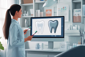 Dental Health Education: A dental pr, a Health & Medical Photo by Pixeness Studio
