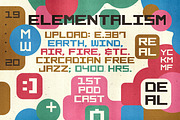 Quark | Y2K Block Type, a Sans Serif Font by Artifact Bazaar (Thumbnail 6 of 9)