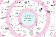 Various hand drawn vector doodles, an Illustration by CreativeFolks (Thumbnail 1 of 3)