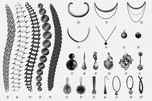 Procreate Chains Jewelery Brushes