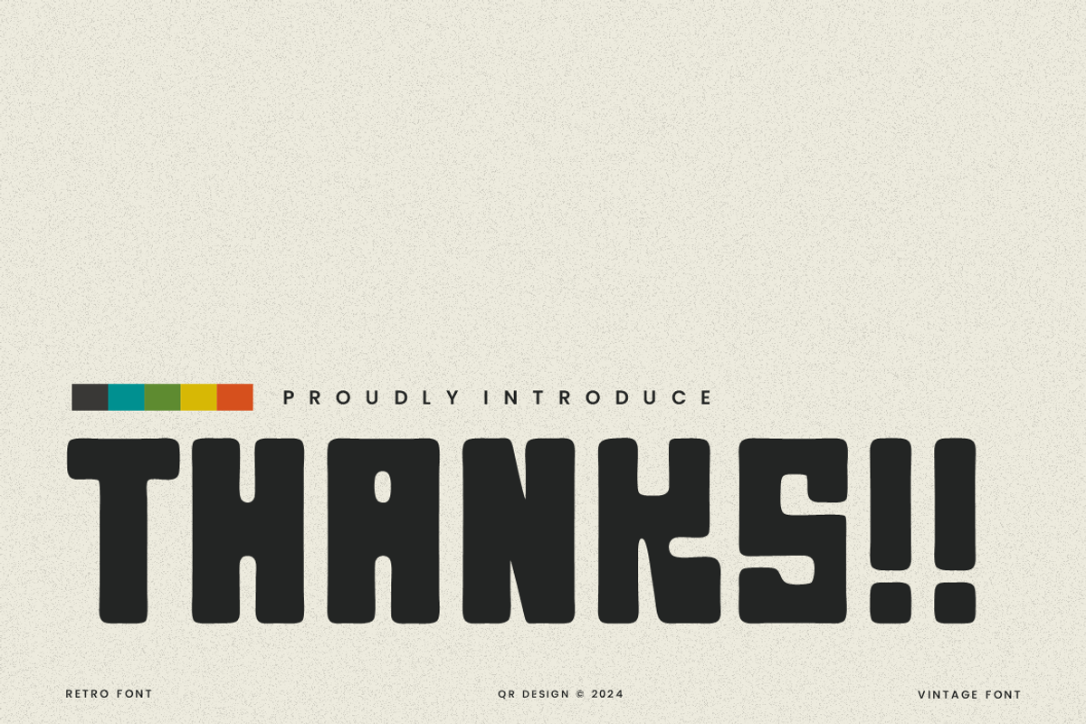 Rezcoke - Retro Vintage Font, a Sans Serif Font by QR Design Studio (Photo 6 of 6)