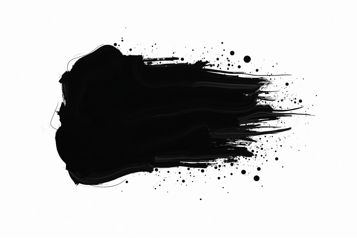 Black Brush Stroke Bundle, an Illustration by Gaye Art (Photo 5 of 21)