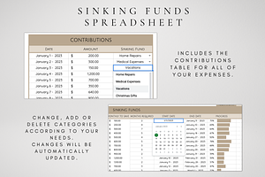 Digital Savings Tracker Spreadsheet