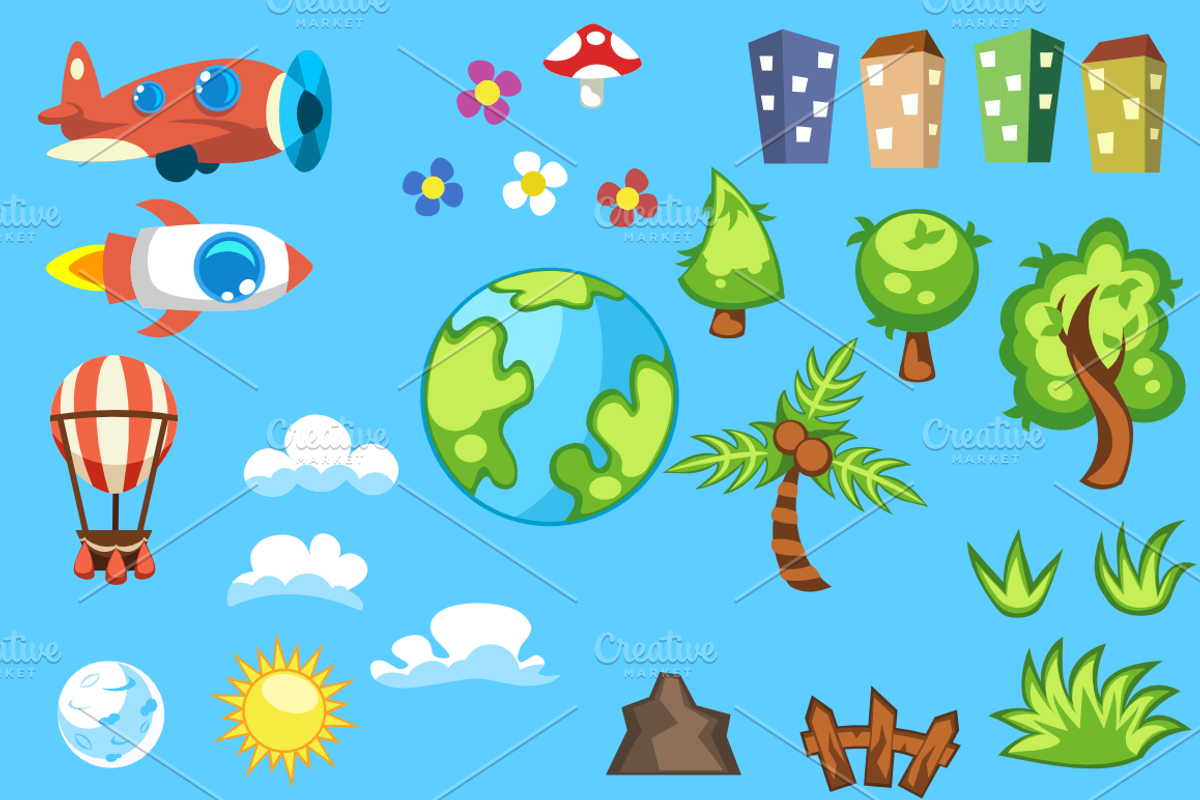 Cartoon Planet Pack, a Graphic by AhNinniah (Photo 2 of 2)