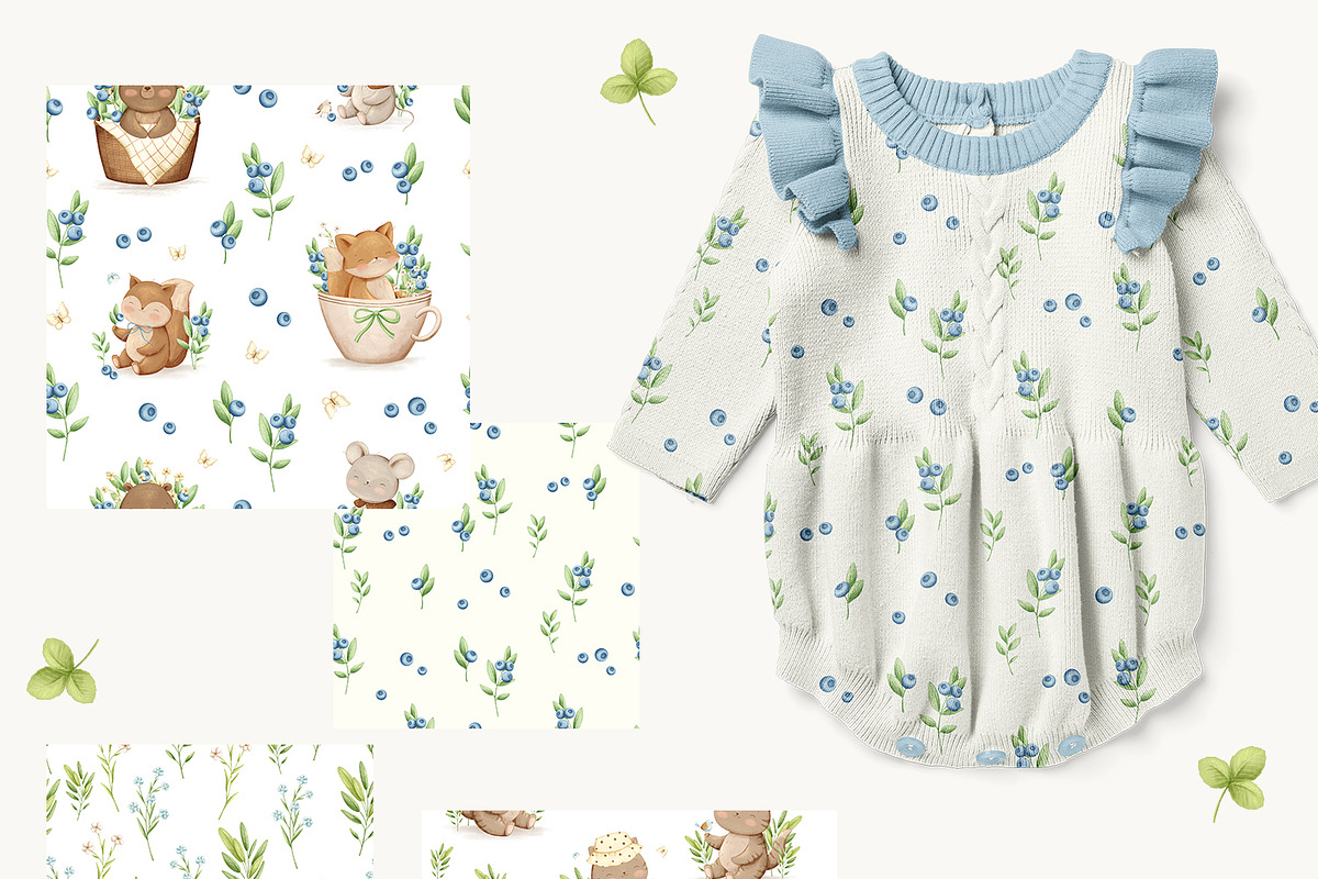Berry Summer - kids collection, an Animal Illustration by polikarpovaart (Photo 12 of 21)