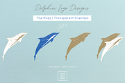Dolphin Logo Vectors & Foil Overlays, a Branding & Logo Template by Illumineer Media & Design (Thumbnail 7 of 9)