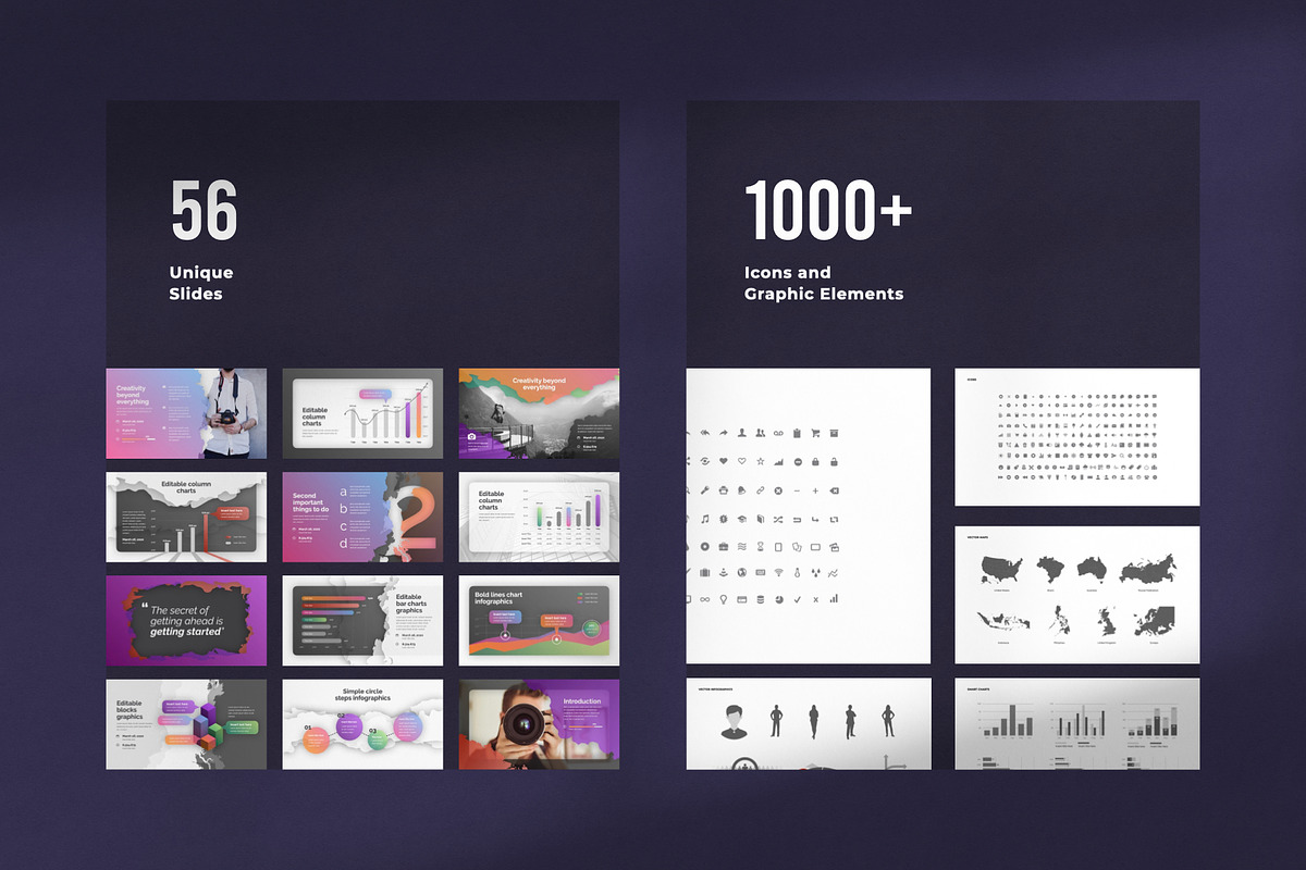 Happy PowerPoint Template, a Presentation Template by Creathrive Design (Photo 2 of 7)