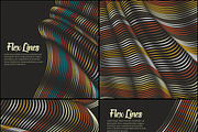 40 Flex Lines Backgrounds Part 2, a Texture Graphic by GarryKillian (Thumbnail 5 of 5)