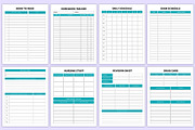 2026 Nursing Student Organizer Canva, a Stationery Template by Mustafiz (Thumbnail 4 of 7)