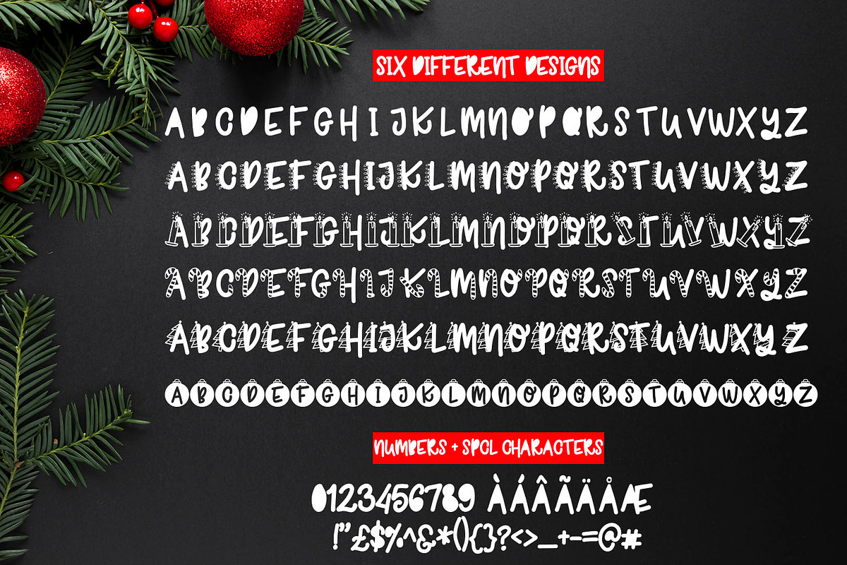 Joyeux Noel, a Handwritten Font by Freeling Design House (Photo 2 of 7)