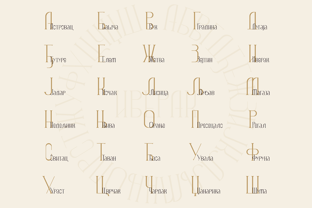 Iverak - traditional serbian font, a Serif Font by Stefan Kostić (Photo 8 of 8)
