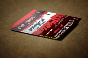 Colorful VIP Pass Card Template