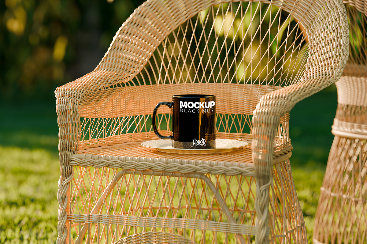 Black Mug Mockup Bundle Arbor Coll., a Cups & Container Mockup by Banana Mockups (Photo 6 of 6)