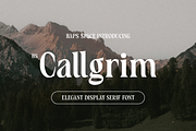 Callgrim - Serif Display Font, a Serif Font by Haps Space (Thumbnail 1 of 14)