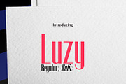 Luzy, a Sans Serif Font by da_only_aan (Thumbnail 1 of 5)
