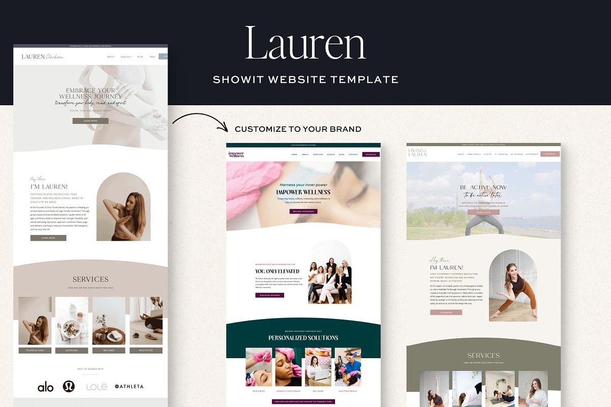 Neutral Showit Website Template, a Websites & App Template by Monarch Design Co. (Photo 6 of 9)