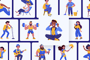 Animated People Character Set, a Person Illustration by Brickclay (Thumbnail 3 of 5)