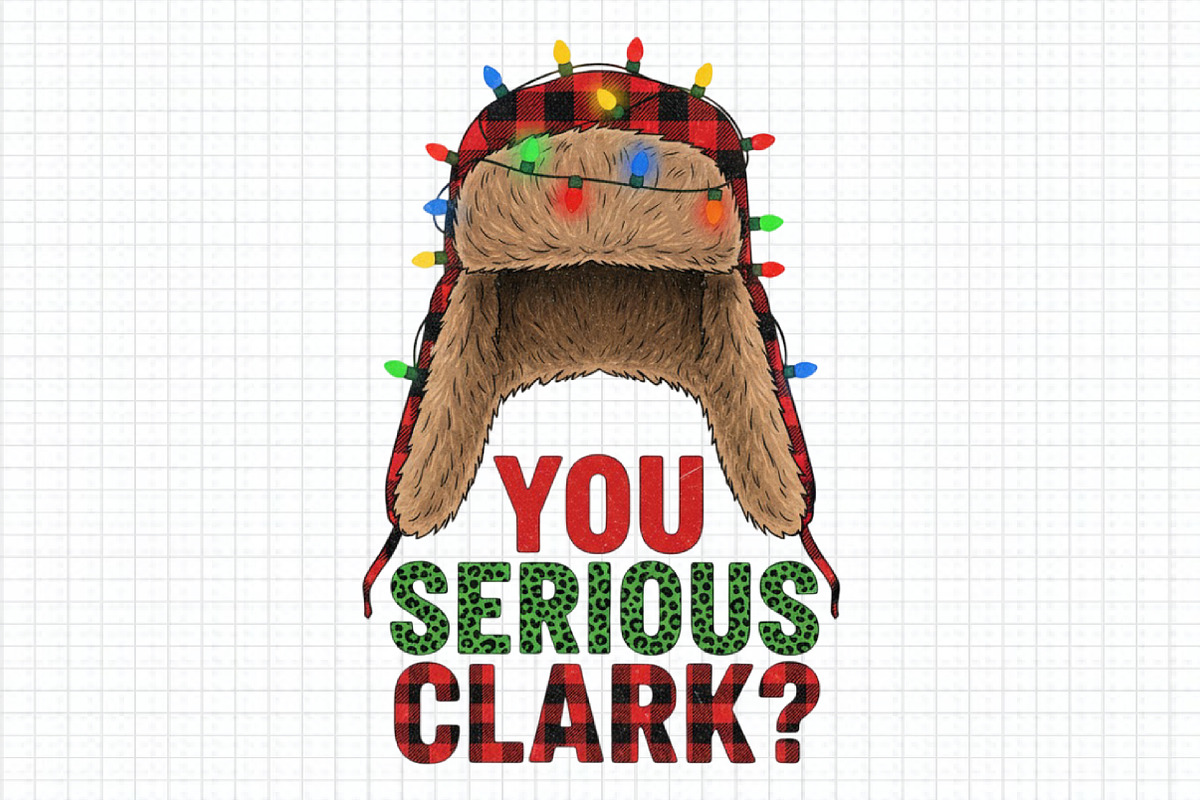 You Serious Clark Funny Christmas, an Illustration by Craft Nest (Photo 1 of 6)