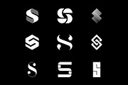 9 S Letter Logos - Vector & Mock-Up, a Branding & Logo Template by Multiple (Thumbnail 3 of 3)