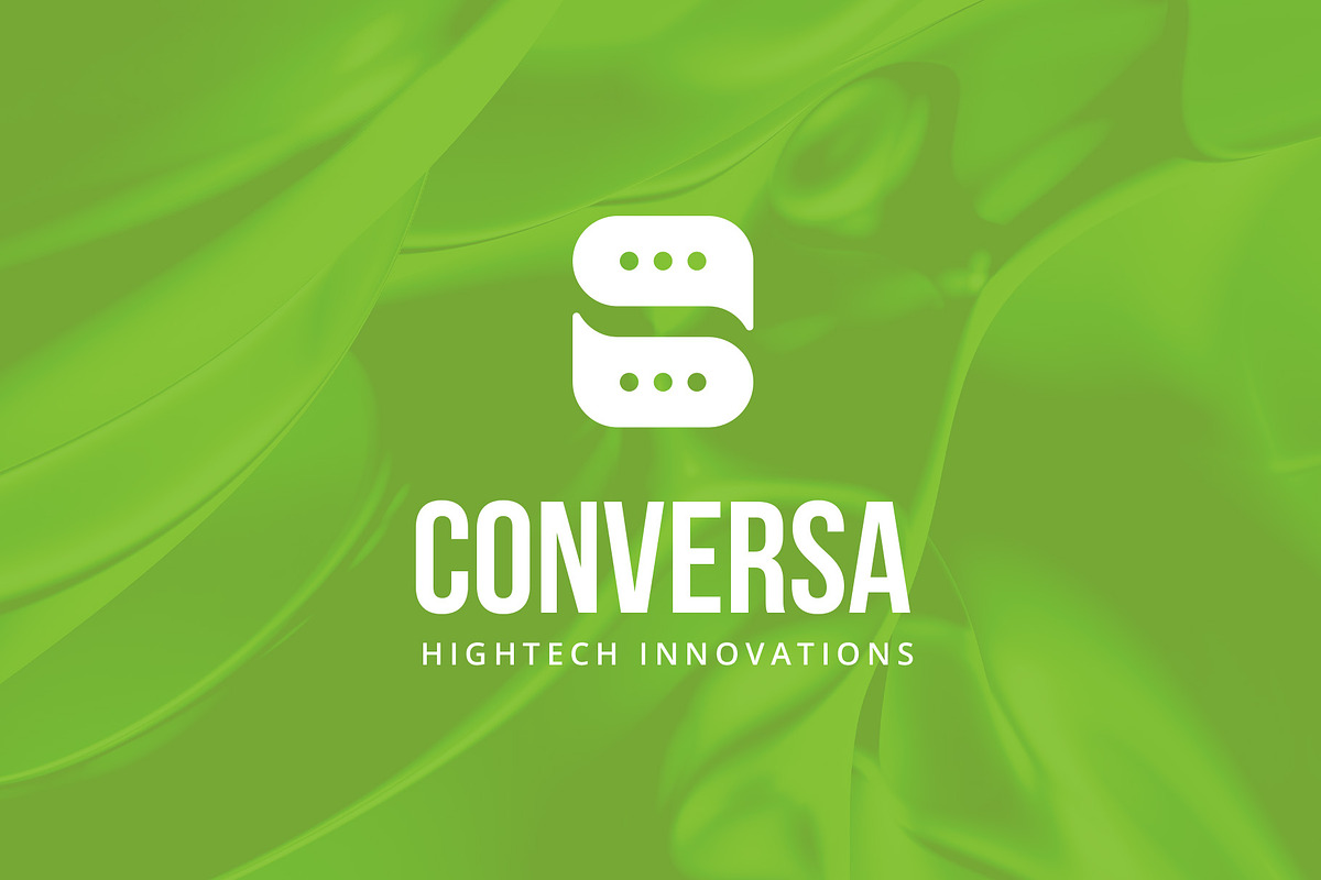 Conversa Chat Support Helpdesk Logo, a Branding & Logo Template by Tovarkovdesign (Photo 6 of 6)