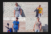 Men's T-Shirt Mock-Up Set, a Shirt Mockup by Freeman Studio (Thumbnail 6 of 14)