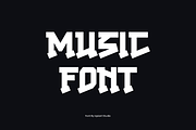 Punk Metos - Music Font, a Slab Serif Font by Iqsiart Studio (Thumbnail 3 of 7)