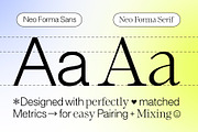 Neo Forma (NEW v2.0) 8 Fonts + Icons, a Sans Serif Font by Sam Parrett (Thumbnail 2 of 14)